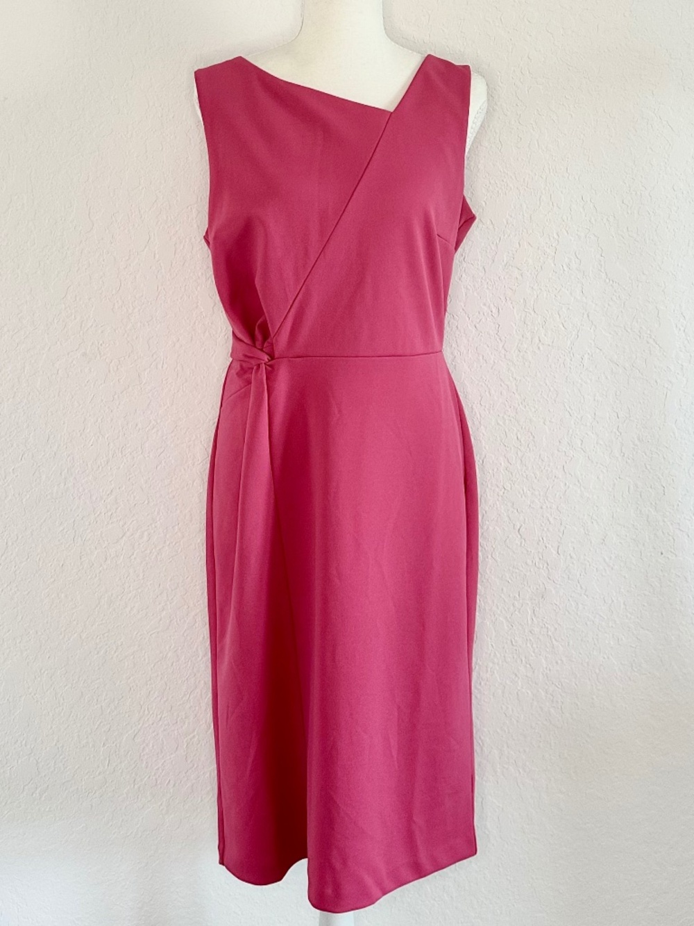Talbots Twist Waistline Detail Elegant Sheath Dress, Size 8